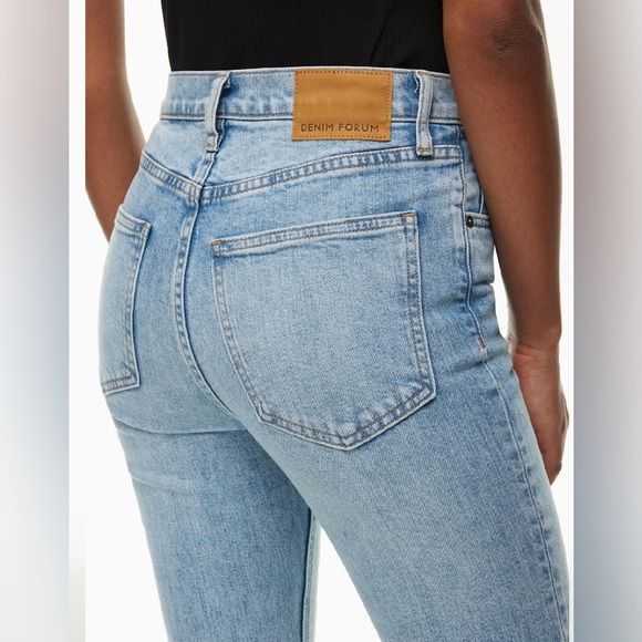 Aritzia Denim Forum The yoko high rise slim 28L Woman’s Jeans👖size 24 - Picture 2 of 12
